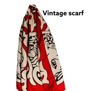 Vintage scarf hijab/ neck style